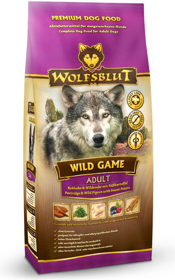 Wolfsblut Wild Game Adult 2 kg koroptev s batáty