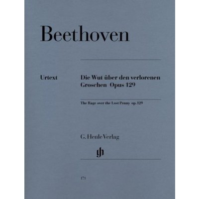 Alla Ingharese quasi un Capriccio G major op. 129 klasické skladby pro klavír od Ludwig van Beethoven – Zboží Mobilmania