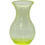 Váza 25cm - Krakle - uranová žluť – Hledejceny.cz