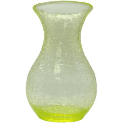 Váza 25cm - Krakle - uranová žluť – Hledejceny.cz