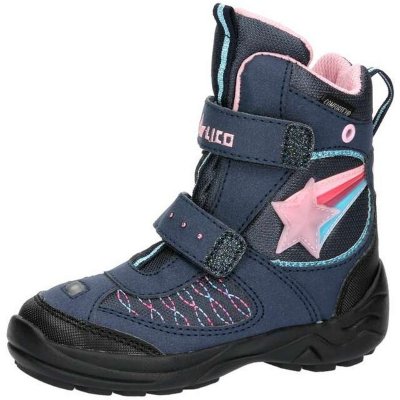 Lico Dívčí zimní boty s LED blikačkou Marine rosa turkis