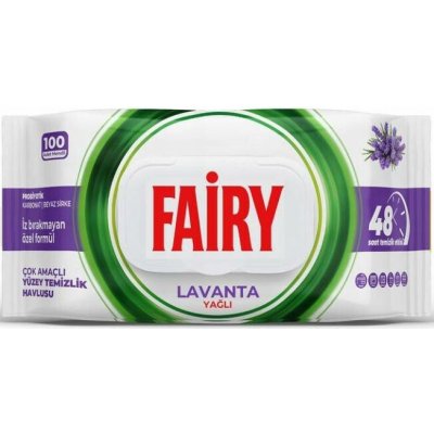 Fairy univerzální čistící ubrousky Lavenda 100 ks – Sleviste.cz