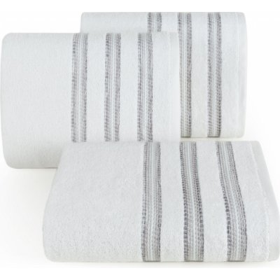 Eurofirany sada ručníků SELENA1 70 x 140 cm bílá 3 ks