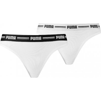 Puma Dámská tanga String 2Pack 603034001 317 040 bílá černá – Zboží Mobilmania