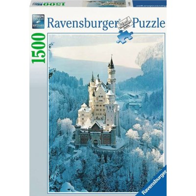 Ravensburger Zámek Neuschwanstein v zimě 1500 dílků