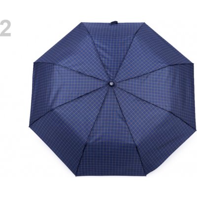 Pánský skládací vystřelovací deštník 2 modrá delta – Zboží Mobilmania