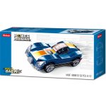 Sluban B0801D Natahovací auto modrý sporťák – Zboží Dáma