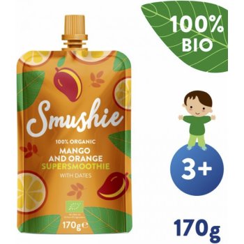 Salvest Smushie BIO smoothie s mangem pomerančem a datlemi 170 g