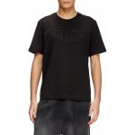 Diesel T-ADJUST-BIGOVAL t-shirt BLACK – Zboží Dáma