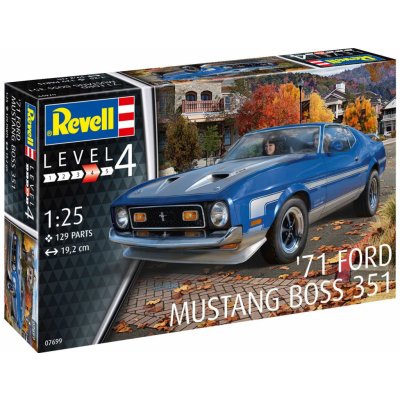 Revell Plastic ModelKit auto 07065 1965 Ford Mustang 2+2 Fastback CF 18-5599 1:25