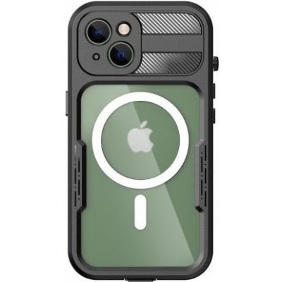 Pouzdro RedPepper nárazuvzdorné voděodolné s MagSafe iPhone 14 Pro - černé – Zboží Mobilmania