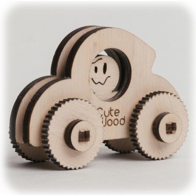 CuteWood Dřevěné 3D puzzle Mini-brouk – Zboží Mobilmania