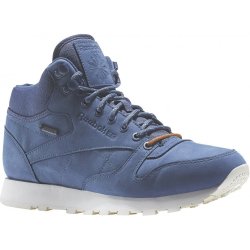 reebok classic leather mid goretex royal slate