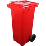 TAVOBAL plastová popelnice 120 l červená – Zboží Mobilmania