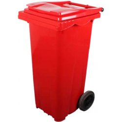 TAVOBAL plastová popelnice 120 l červená