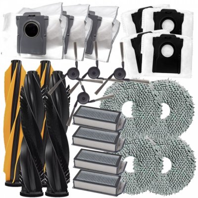ElektroSkalka DreameBot X50 Ultra Complete Black kartáče, HEPA filtry, sáčky a mopy 23ks – Hledejceny.cz