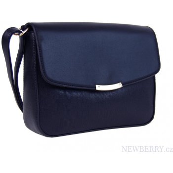 Podélná crossbody kabelka F007 modrá