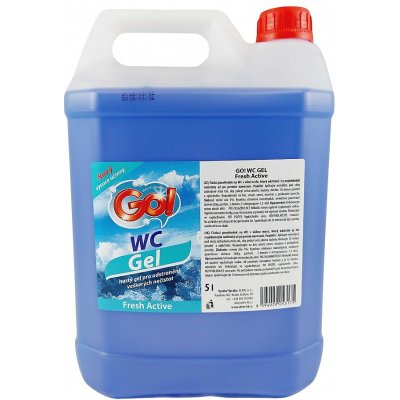 GO! WC GEL FRESH ACTIVE 5 l modrý – Zboží Mobilmania
