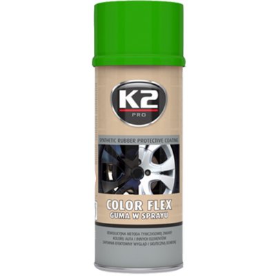 K2 Color Flex 400 ml zelený – Hledejceny.cz