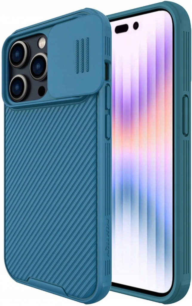 Pouzdro Nillkin Camshield Apple iPhone 14 Pro Max modré