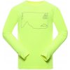 Pánské sportovní tričko Alpine Pro triko pánské dlouhé AMAD funkční neonové