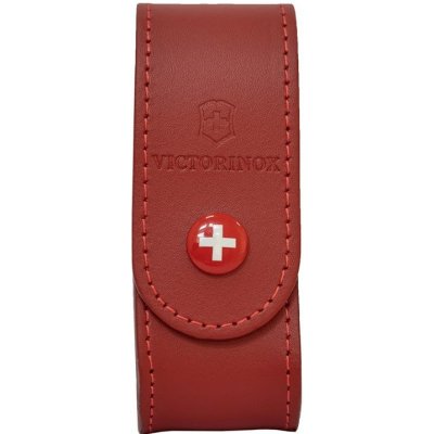 VICTORINOX Pouzdro kožené na nůž 91mm 2-4 ČERVENÉ – Zboží Mobilmania