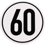 DEMA Rychlostní nálepka 60 km/h, 200 mm 48074D