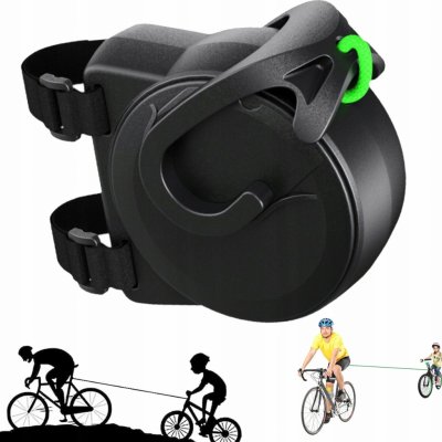 Tažné lano na kolo pro děti 2,5 m, samonavíjecí, silné – Sleviste.cz