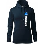 Rescue pro záchranáře mikina dámská Cape s kapucí Námořní modrá téměř černá – Hledejceny.cz