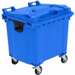 Plastik Gogić Plastový kontejner 1100 l modrý – Zboží Mobilmania
