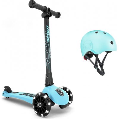 Scoot & Ride SET Highwaykick 3 LED + helma – Zbozi.Blesk.cz
