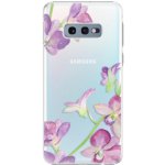 Pouzdro iSaprio Fialové Orchideje Samsung Galaxy S10e – Zboží Mobilmania