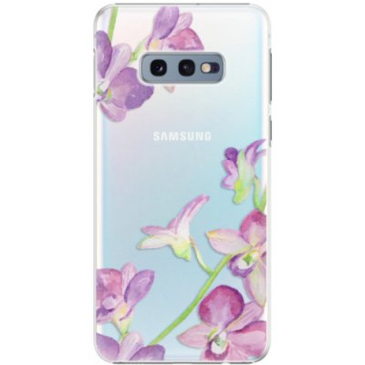 Pouzdro iSaprio Fialové Orchideje Samsung Galaxy S10e – Zbozi.Blesk.cz