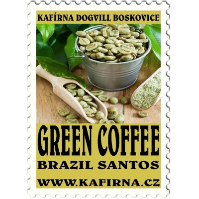 Pražírna Boskovice GREEN COFFEE mletá zelená káva 1 kg – Zboží Dáma