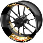 dvoudílné polepy na kola HONDA CBR 600F černo-zlatá | Zboží Auto