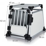 Trixie Hliníková transportná prepravka pre psy do auta 55 x 62 x 78 cm – Zboží Dáma Trixie Hliníková transportná prepravka pre psy do auta 55 x 62 x 78 cm – Zboží Dáma