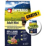 Ontario Adult Mini Lamb & Rice 6,5 kg – Hledejceny.cz