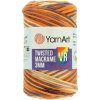 Šňůra a provázek YarnArt Macrame Twisted 3mm VR 927