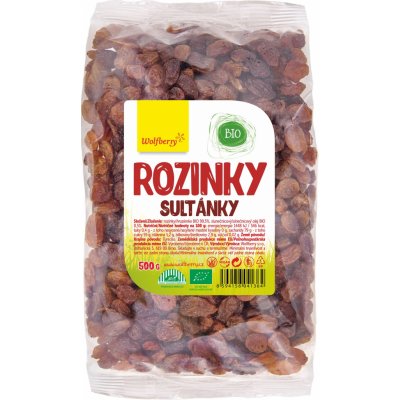 Wolfberry Bio Rozinky 500 g – Zbozi.Blesk.cz