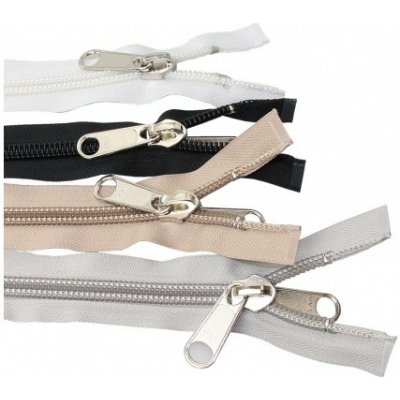 YKK používá plasty s vysokou pevností a dobrou UV odolností pro všechny zipy a jejich součásti. Polyesterová nosná páska. Jezdce a koncovky jsou vyrobeny z niklové slitiny zinku bez zajišťovacího mech – Zboží Mobilmania