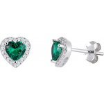 Preciosa půvabné stříbrné srdíčka se zirkony Velvet Heart 5371 66 – Zboží Dáma