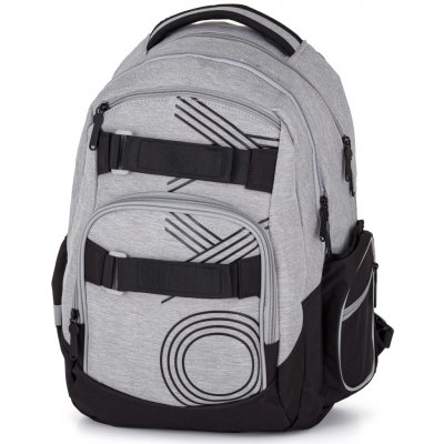 Oxybag batoh STYLE šedá černá – Zboží Mobilmania