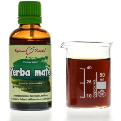 Bylinné kapky Yerba maté kapky tinktura 50 ml – Hledejceny.cz