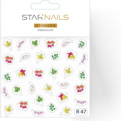 Nálepky na nehty 3D Premium samolepky R47 – Hledejceny.cz
