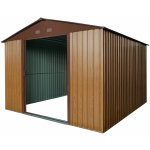 BestBerg ZDB-9D 9 m² 279 x 324 x 211 cm červené dřevo/hnědá – Zboží Dáma