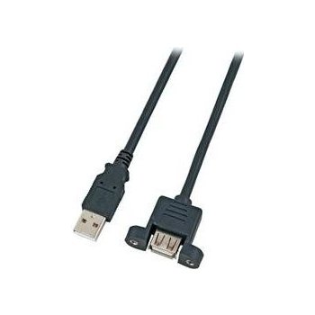 Elektronik K5291SW.1,8V2 USB 2.0 prodlužovací, 1,8m, černý