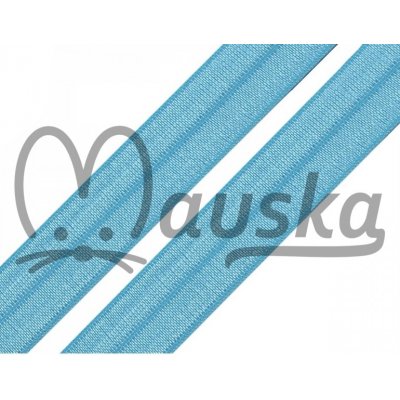 Lemovací pruženka lesklá - MODRÁ AZURO – Zboží Dáma