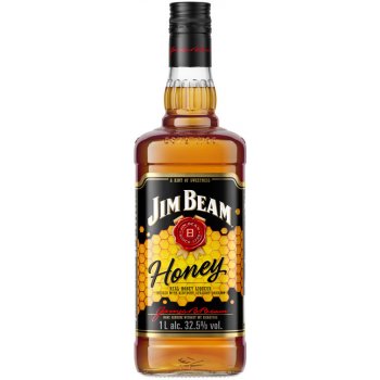 Jim Beam Honey 32,5% 1 l (holá láhev)