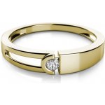 Couple prsten Anes, žluté zlato a zirkon 585 68 1 0097.0Z00.0.60.001 – Zboží Dáma