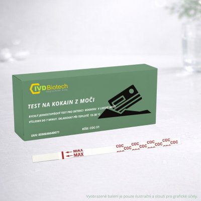 Alfa Scientific Test na kokain COC z moči 1 ks – Hledejceny.cz